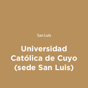 Universidad Católica de Cuyo (sede San Luis)